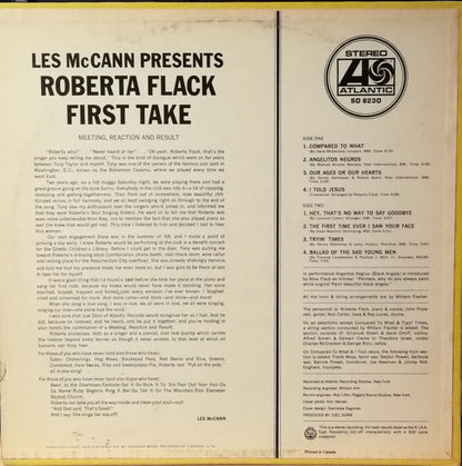 Roberta Flack : First Take (LP, Album)