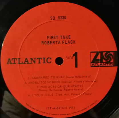 Roberta Flack : First Take (LP, Album)