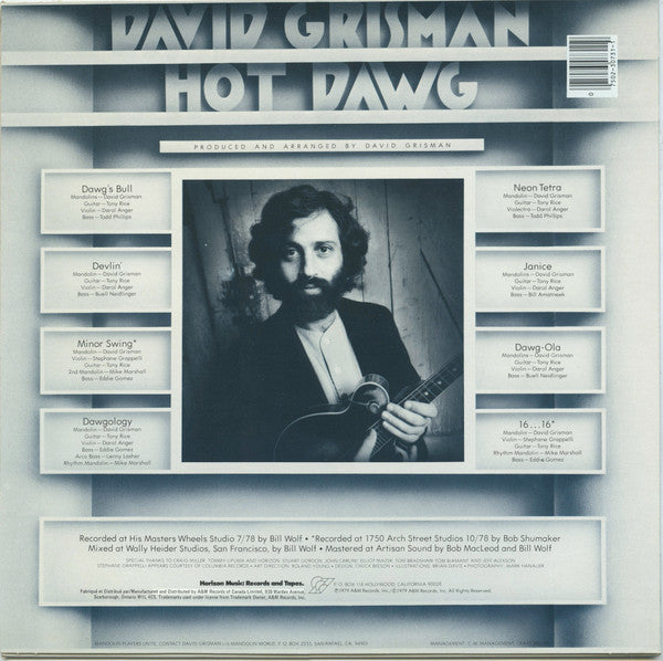 David Grisman : Hot Dawg (LP, Album, RE)