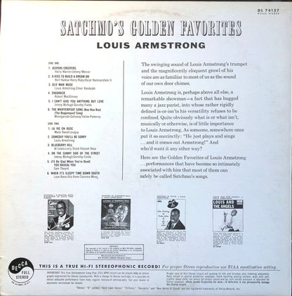Louis Armstrong : Satchmo's Golden Favorites (LP, Album, RE)