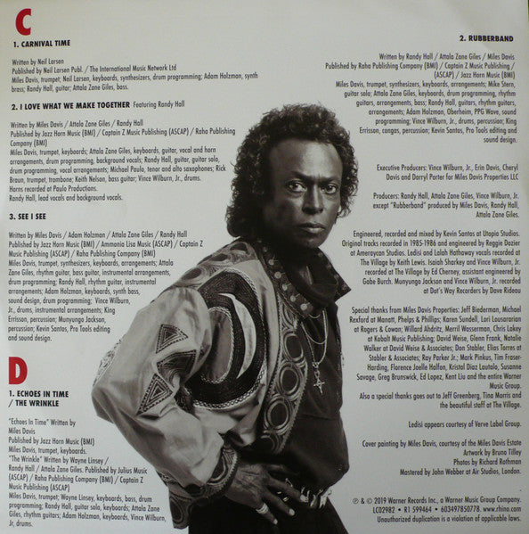 Miles Davis : Rubberband (2xLP, Album)