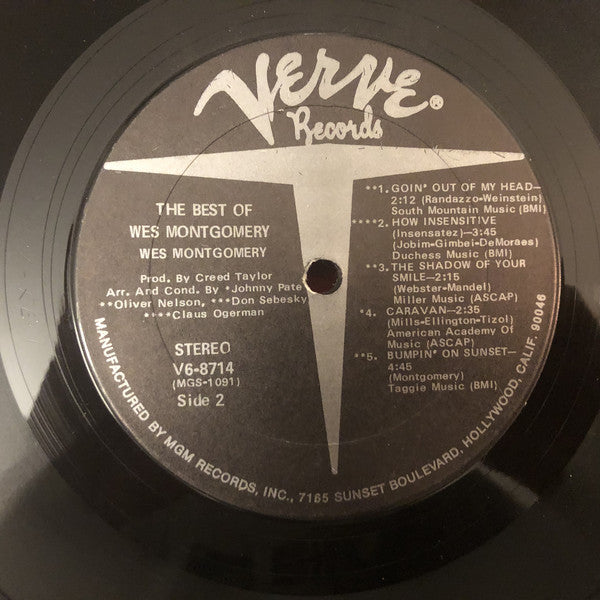 Wes Montgomery : The Best Of Wes Montgomery (LP, Comp, Gat)