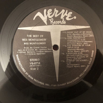 Wes Montgomery : The Best Of Wes Montgomery (LP, Comp, Gat)