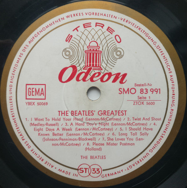 The Beatles : The Beatles' Greatest (LP, Comp)