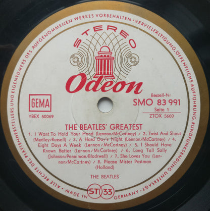 The Beatles : The Beatles' Greatest (LP, Comp)