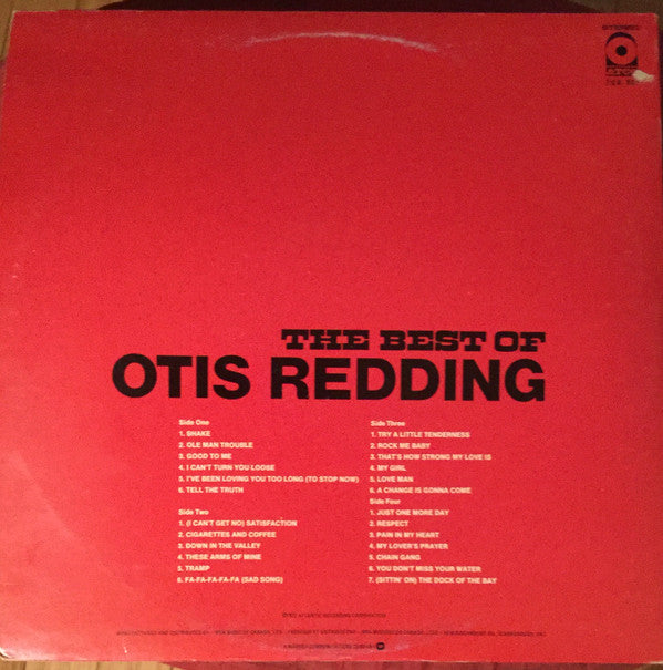 Otis Redding : The Best Of Otis Redding (2xLP, Comp, Gat)