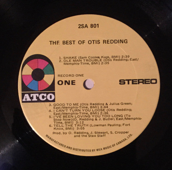 Otis Redding : The Best Of Otis Redding (2xLP, Comp, Gat)