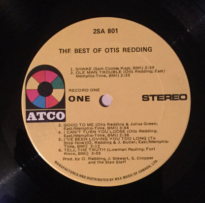Otis Redding : The Best Of Otis Redding (2xLP, Comp, Gat)