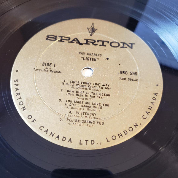 Ray Charles : Invites You To Listen (LP, Album, Mono)