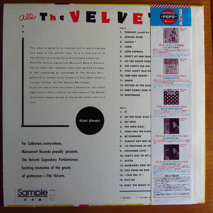 The Velvets : All The Velvets' Recordings (LP, Comp, Promo)