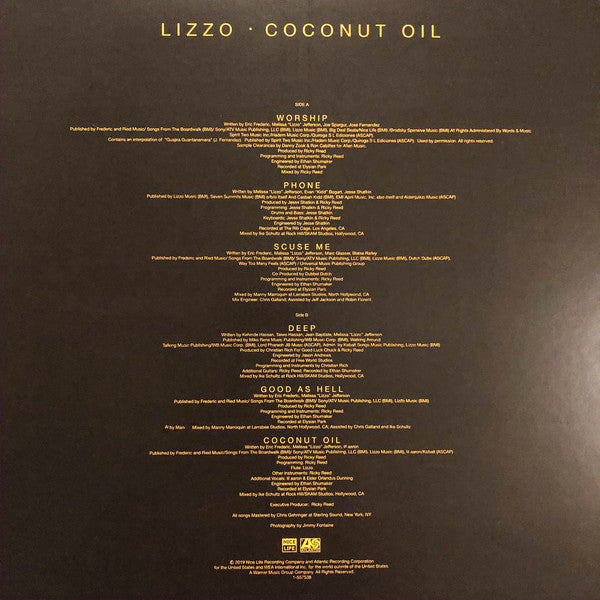 Lizzo : Coconut Oil (12", EP, RSD, Ltd, Whi)
