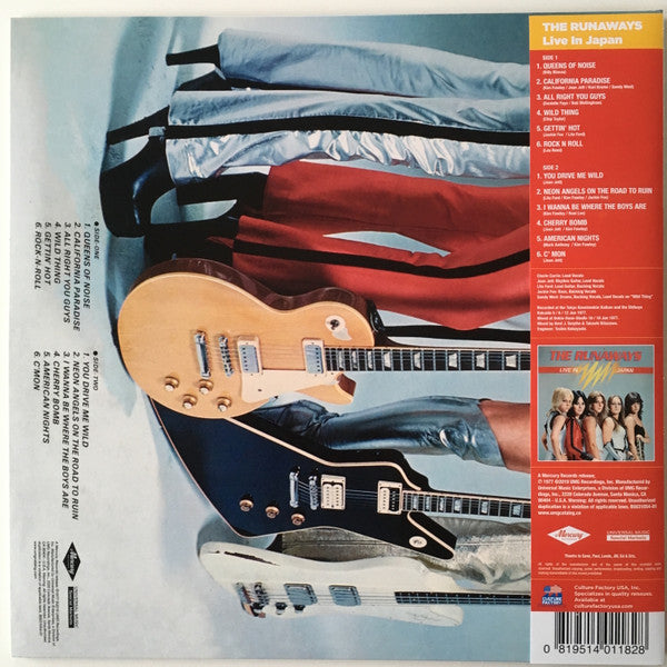 The Runaways : Live In Japan (LP, Album, RSD, RE, Col)