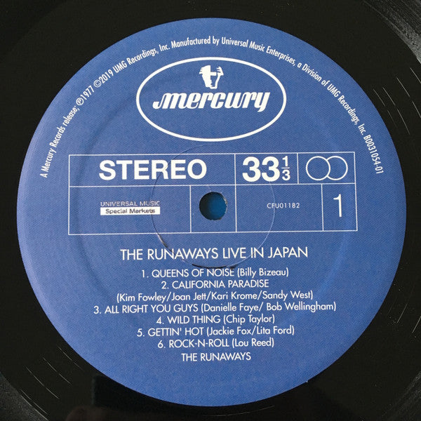 The Runaways : Live In Japan (LP, Album, RSD, RE, Col)