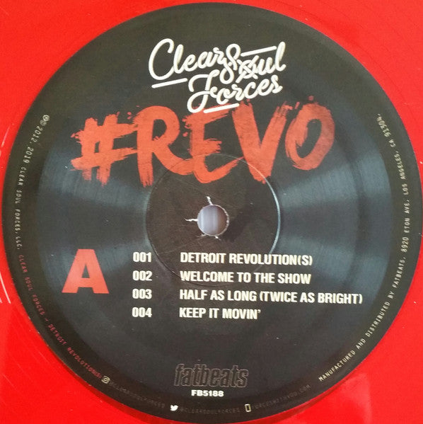 Clear Soul Forces : Detroit Revolution​(​s) (2xLP, Album, Ltd, RE, Cle)