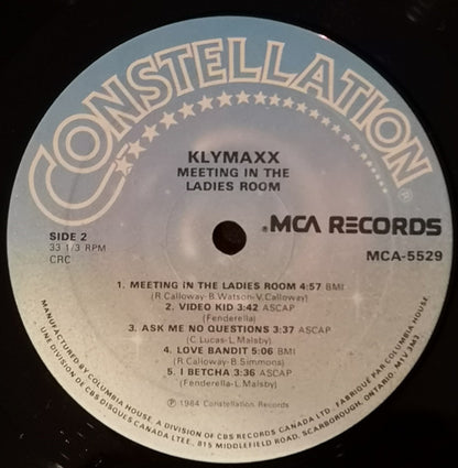 Klymaxx : Meeting In The Ladies Room (LP, Album, Club)