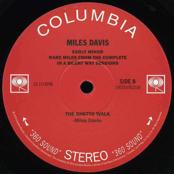 Miles Davis : Early Minor (Rare Miles From The Complete In A Silent Way Sessions) (LP, RSD, Comp)