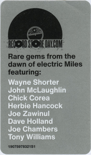 Miles Davis : Early Minor (Rare Miles From The Complete In A Silent Way Sessions) (LP, RSD, Comp)