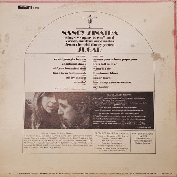 Nancy Sinatra : Sugar (LP, Album, Mono)