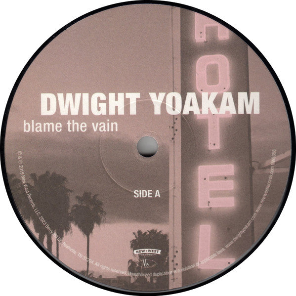 Dwight Yoakam : Blame The Vain (LP, Album, RE)