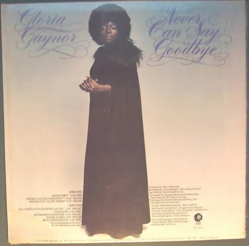 Gloria Gaynor : Never Can Say Goodbye (LP, Album)