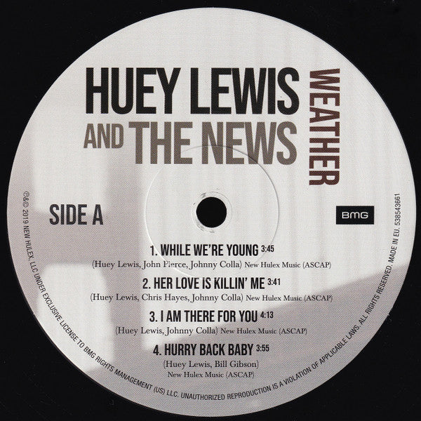 Huey Lewis And The News* : Weather (LP, Album)