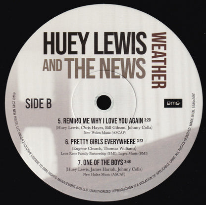 Huey Lewis And The News* : Weather (LP, Album)