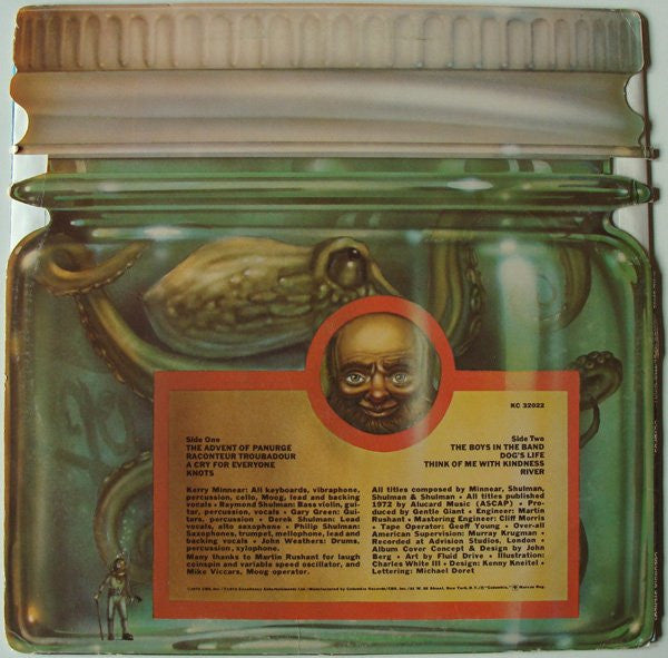 Gentle Giant : Octopus (LP, Album, Pit)