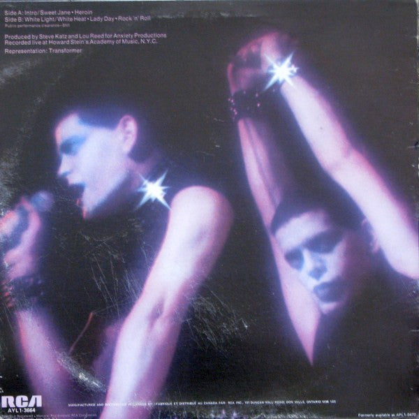 Lou Reed : Rock 'N' Roll Animal (LP, Album, RE)