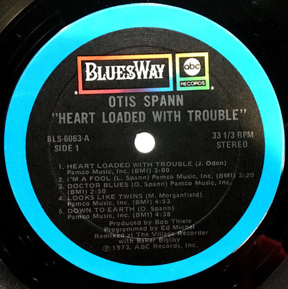 Otis Spann : Heart Loaded With Trouble (LP, Comp, Ter)