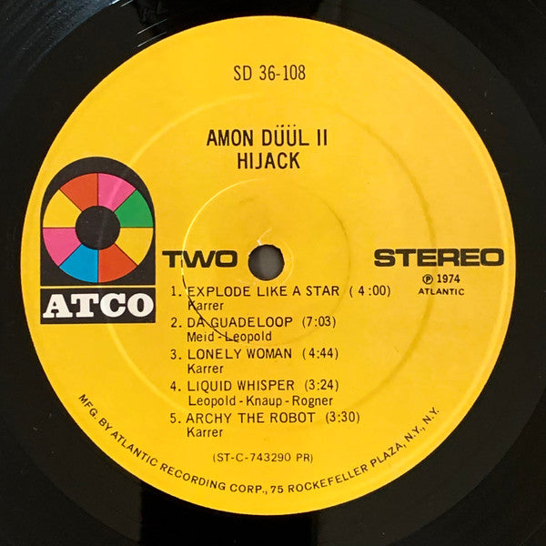 Amon Düül II : Hijack (LP, Album, PR )