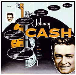 Johnny Cash : With His Hot And Blue Guitar (LP, Album, RE, S/Edition, Aud)