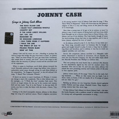Johnny Cash : With His Hot And Blue Guitar (LP, Album, RE, S/Edition, Aud)