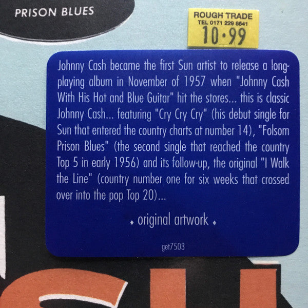 Johnny Cash : With His Hot And Blue Guitar (LP, Album, RE, S/Edition, Aud)
