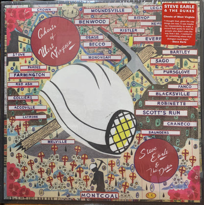 Steve Earle & The Dukes : Ghosts Of West Virginia (LP, Album, Mono)
