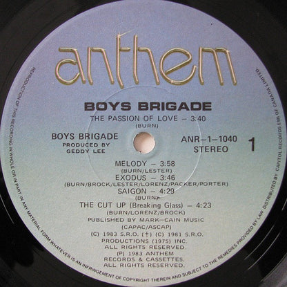 Boys Brigade : Boys Brigade (LP, Album)