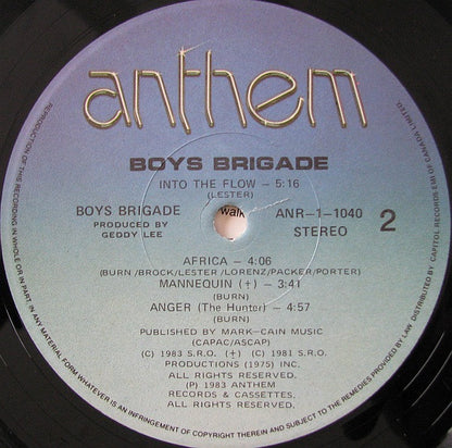 Boys Brigade : Boys Brigade (LP, Album)