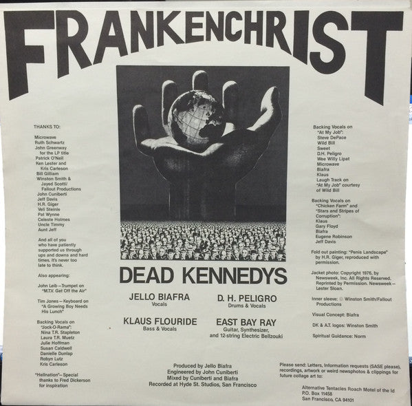 Dead Kennedys : Frankenchrist (LP, Album)