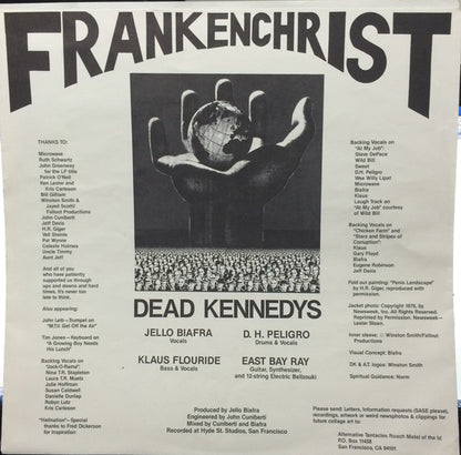 Dead Kennedys : Frankenchrist (LP, Album)
