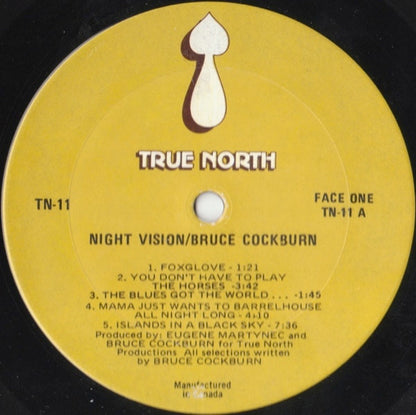 Bruce Cockburn : Night Vision (LP, Album)