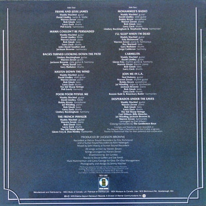 Warren Zevon : Warren Zevon (LP, Album)