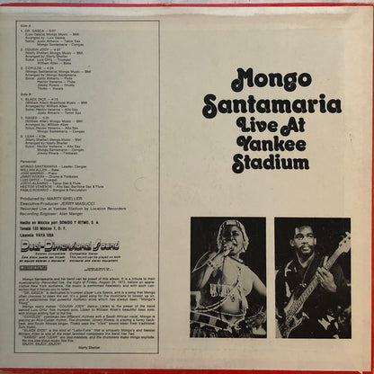 Mongo Santamaria : Live At Yankee Stadium (LP, Album, RE)