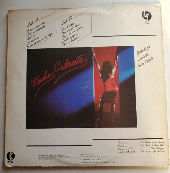 Noche Caliente : Los Exitos Mas Romanticos De Ayer En Ritmo De Salsa (LP, Album)