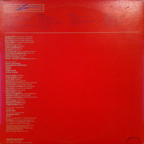 Frank Zappa : You Are What You Is (2xLP, Album)