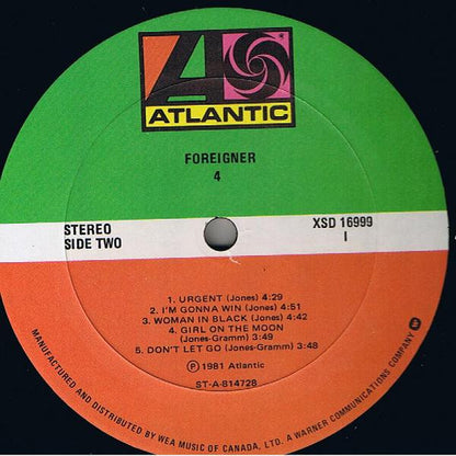 Foreigner : 4 (LP, Album)