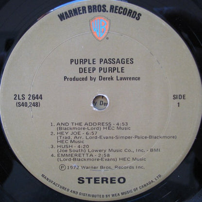 Deep Purple : Purple Passages (2xLP, Comp, Gat)