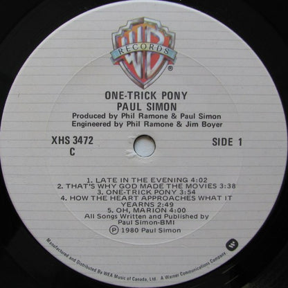 Paul Simon : One-Trick Pony (LP, Album)