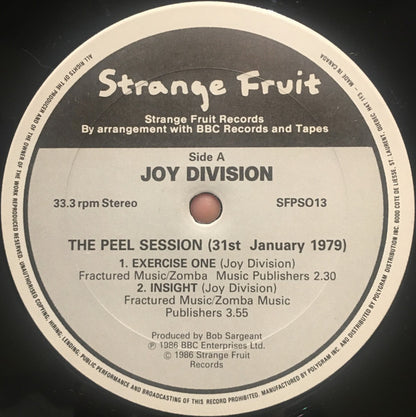 Joy Division : The Peel Sessions (12", EP)