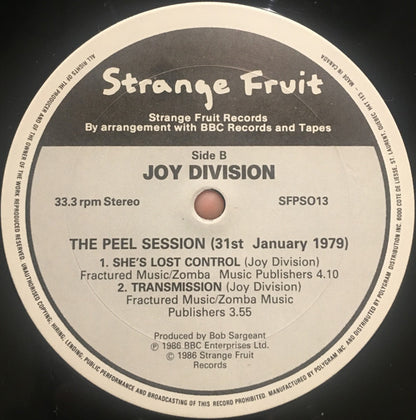 Joy Division : The Peel Sessions (12", EP)