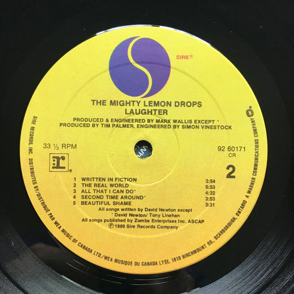 The Mighty Lemon Drops : Laughter (LP, Album)