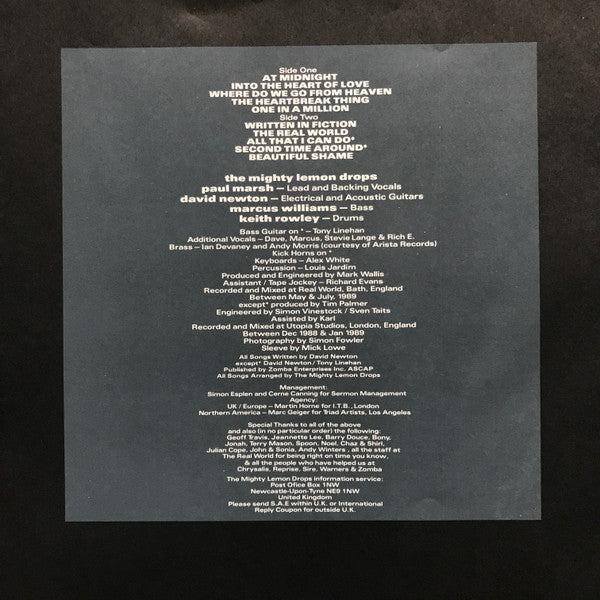 The Mighty Lemon Drops : Laughter (LP, Album)